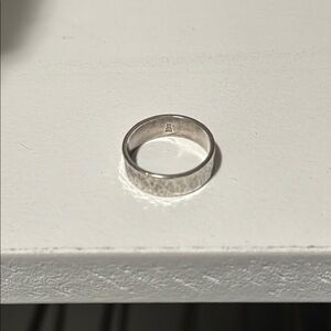James Avery Hammered Silver Ring